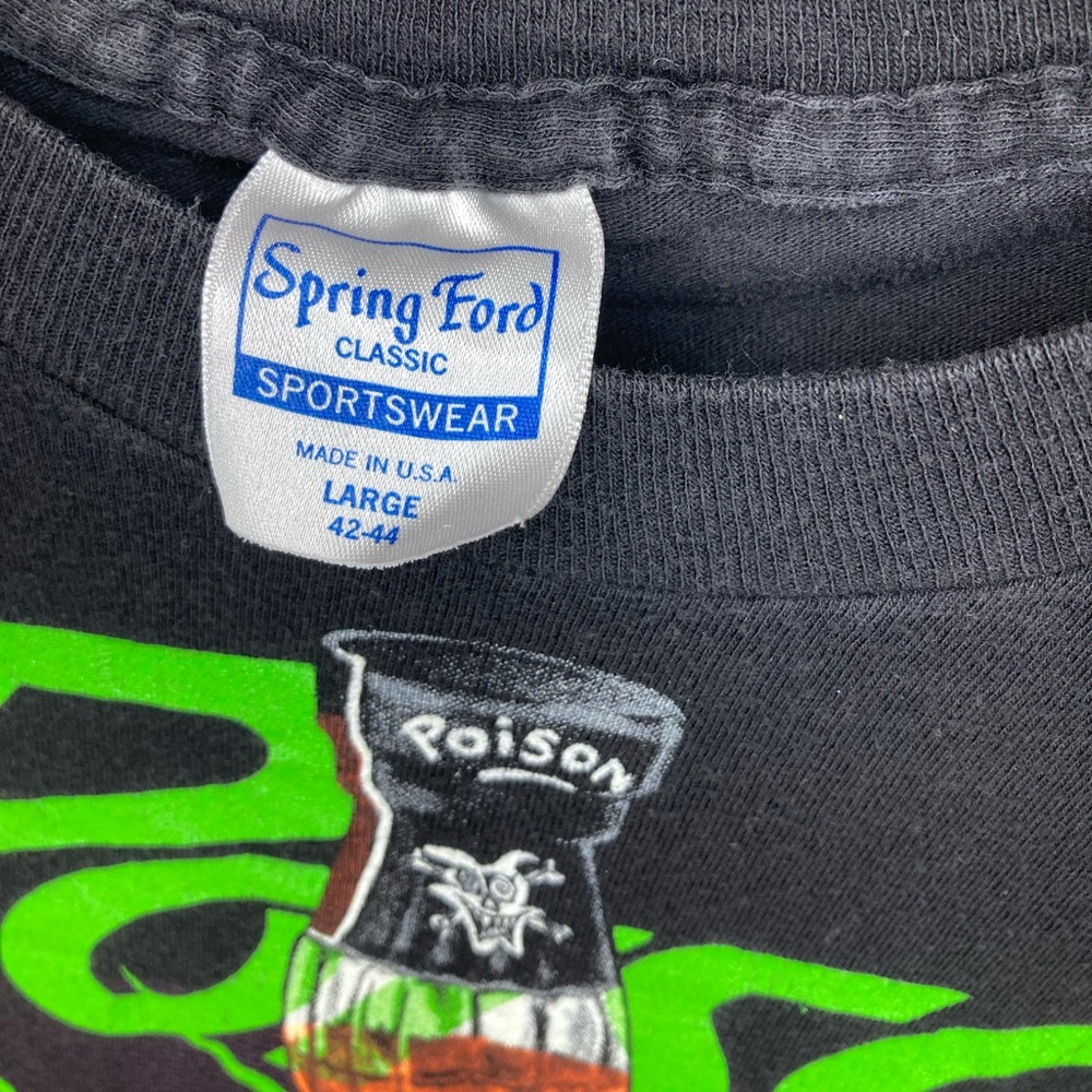 Vintage 80s Poison band Tshirt - Picture 5 of 8